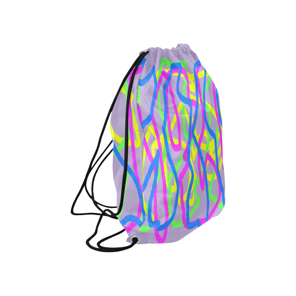 Pop Art Н Large Drawstring Bag Model 1604 (Twin Sides)  16.5"(W) * 19.3"(H)
