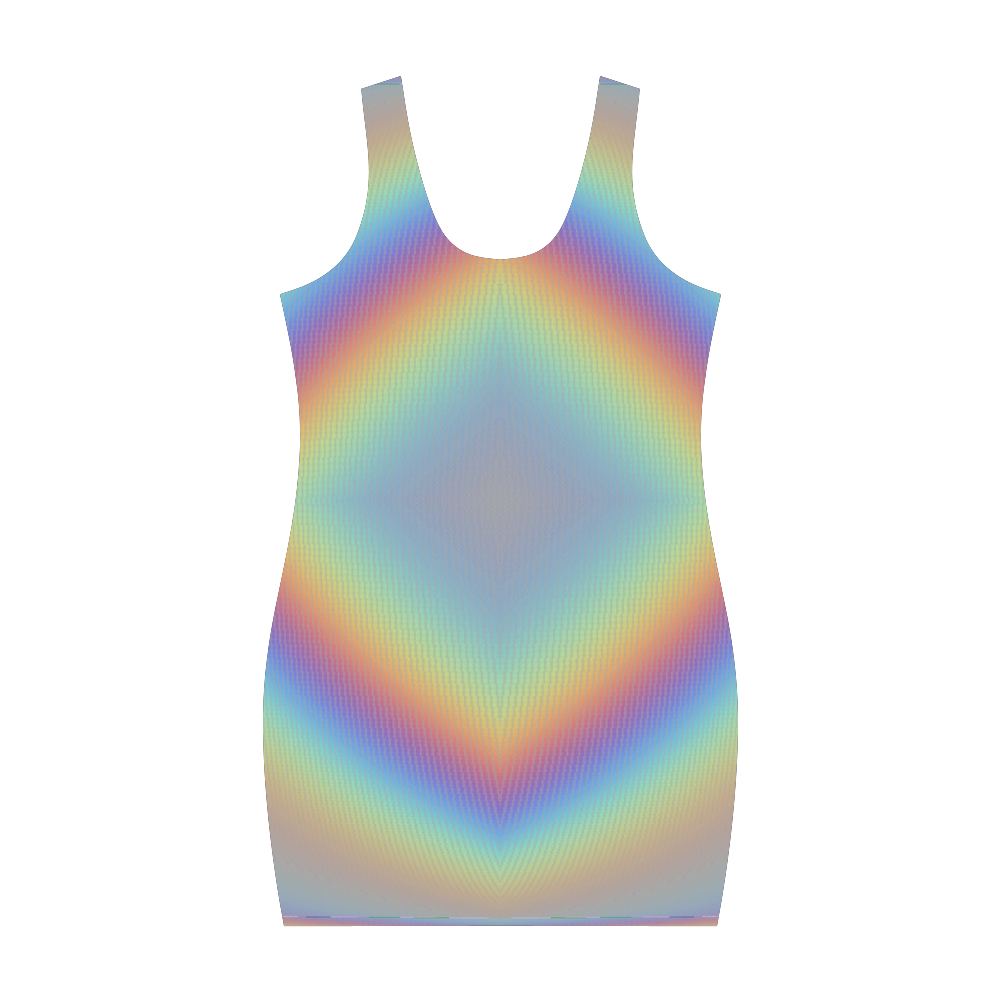 Gasoline Rainbow Dress Medea Vest Dress (Model D06)