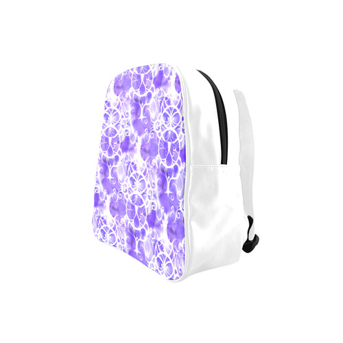Lavender Curls School Backpack (Model 1601)(Small)