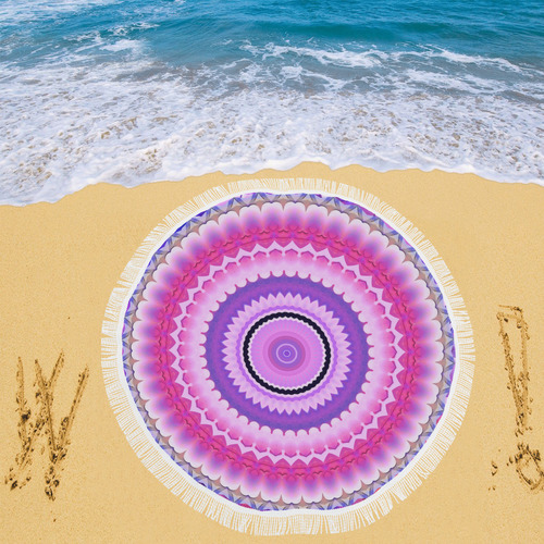 Freshness Energy Mandala Circular Beach Shawl 59"x 59"