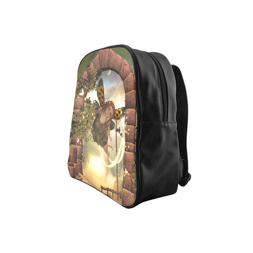 Totally in love, cute fairy School Backpack (Model 1601)(Small)