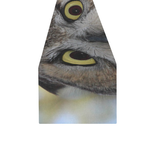 Owl on Look out by Martina Webster Table Runner 16x72 inch