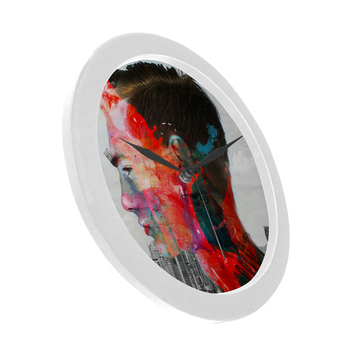 artistic soul Circular Plastic Wall clock