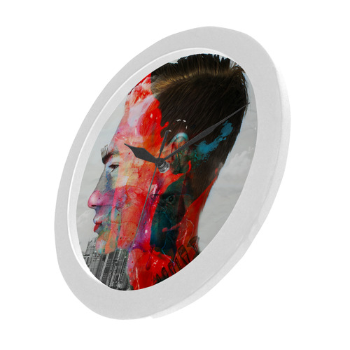 artistic soul Circular Plastic Wall clock