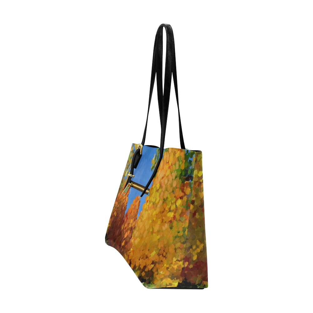 Park, oil painting, landscape Euramerican Tote Bag/Large (Model 1656)