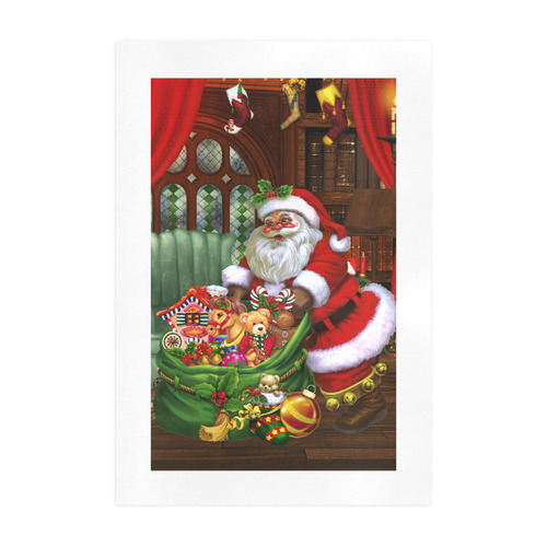 Santa Claus brings the gifts to you Art Print 19‘’x28‘’