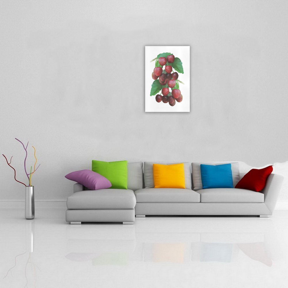 Sour Cherry, watercolor, fruit Art Print 19‘’x28‘’