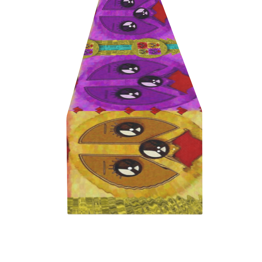 peace dogs Table Runner 16x72 inch