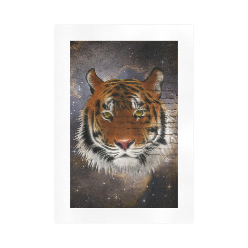 An abstract magnificent tiger Art Print 16‘’x23‘’
