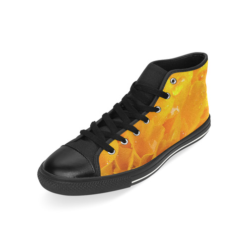 Tagetes High Top Canvas Shoes for Kid (Model 017)