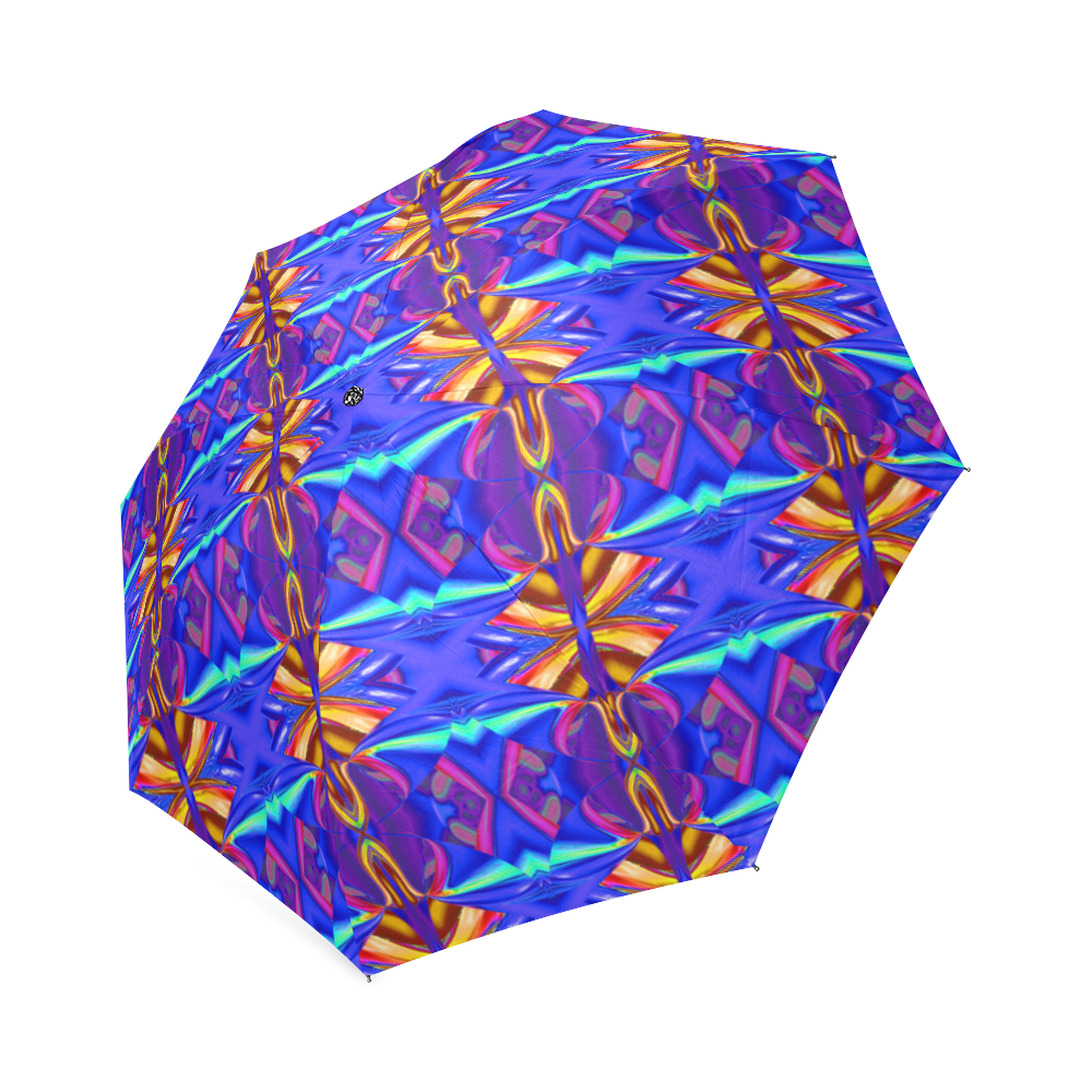 Colorful Ornament D Foldable Umbrella (Model U01)