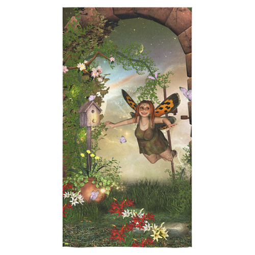 Little fairy in the fantasy garden Bath Towel 30"x56"