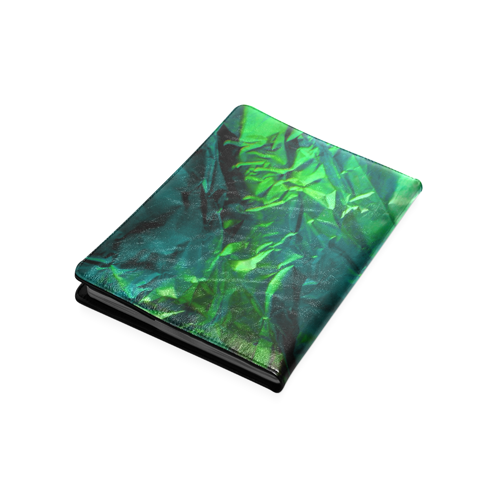 Abstract Emerald Custom NoteBook B5