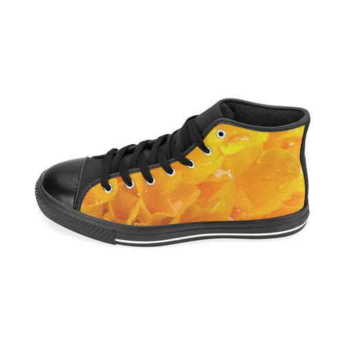 Tagetes High Top Canvas Shoes for Kid (Model 017)