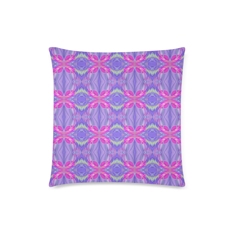 Abstract Colorful Ornament J Custom Zippered Pillow Case 18"x18"(Twin Sides)