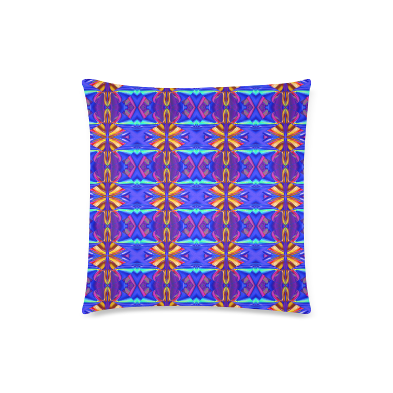 Colorful Ornament D Custom Zippered Pillow Case 18"x18"(Twin Sides)