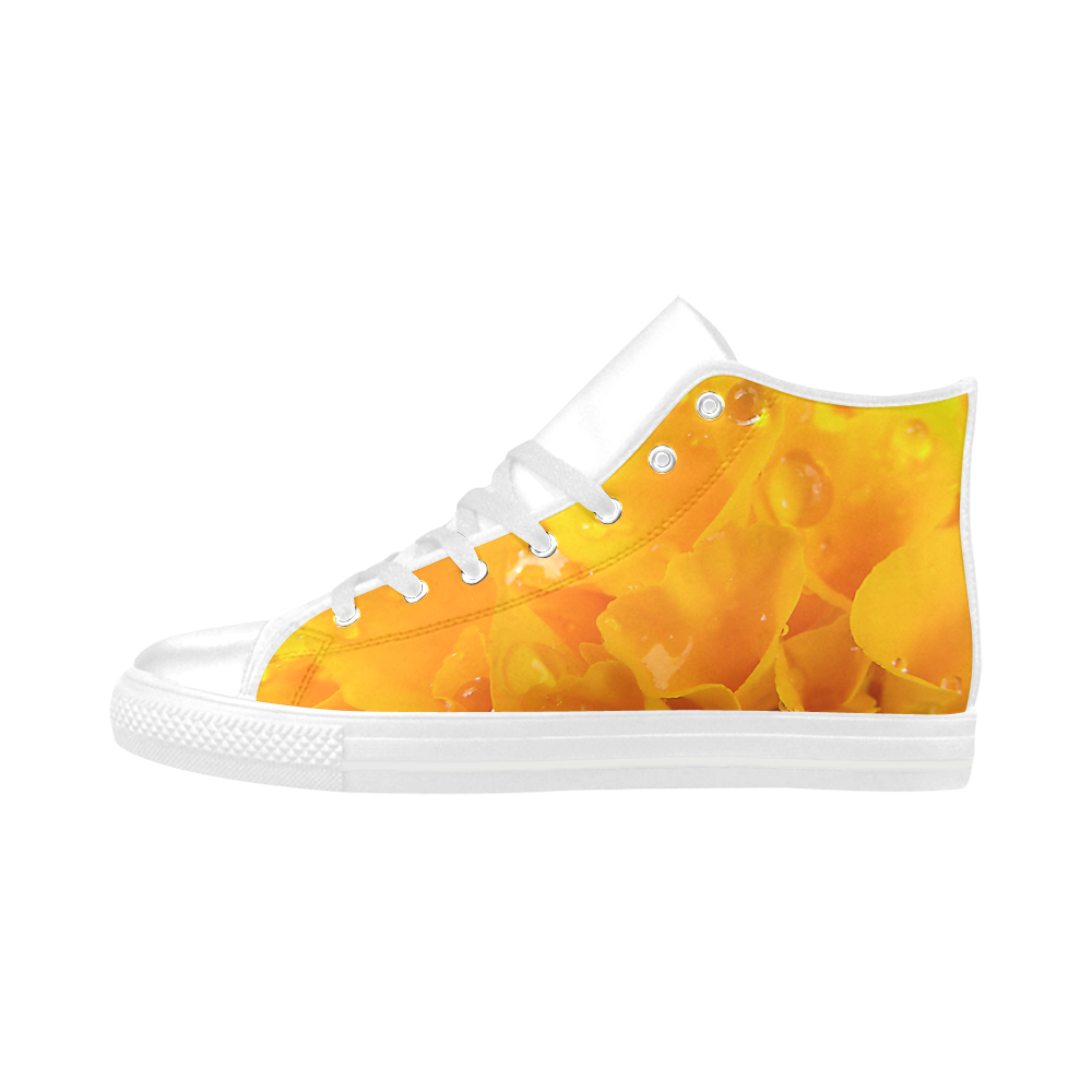 Tagetes Aquila High Top Microfiber Leather Women's Shoes (Model 032)