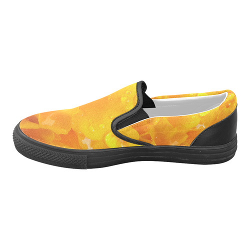 Tagetes Men's Unusual Slip-on Canvas Shoes (Model 019)