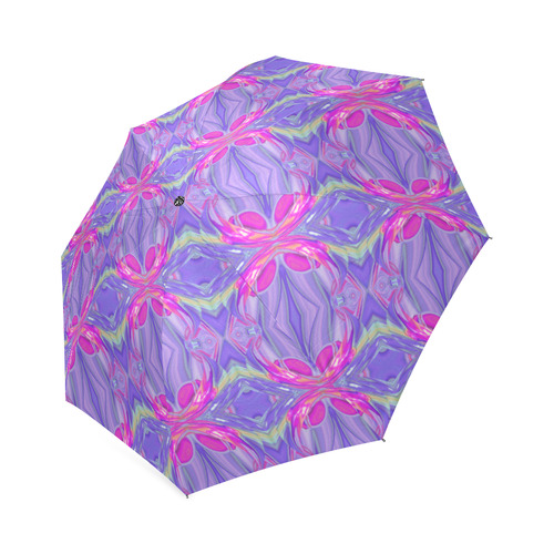 Abstract Colorful Ornament J Foldable Umbrella (Model U01)