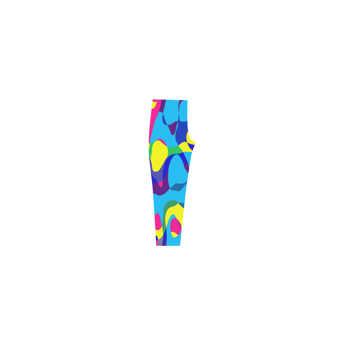 Colorful chaos Capri Legging (Model L02)