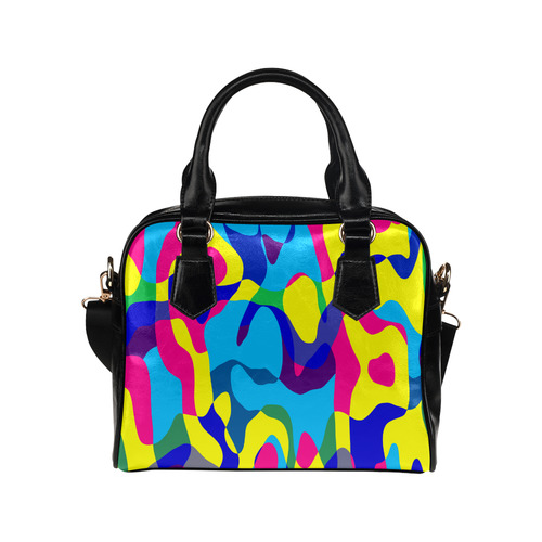 Colorful chaos Shoulder Handbag (Model 1634)