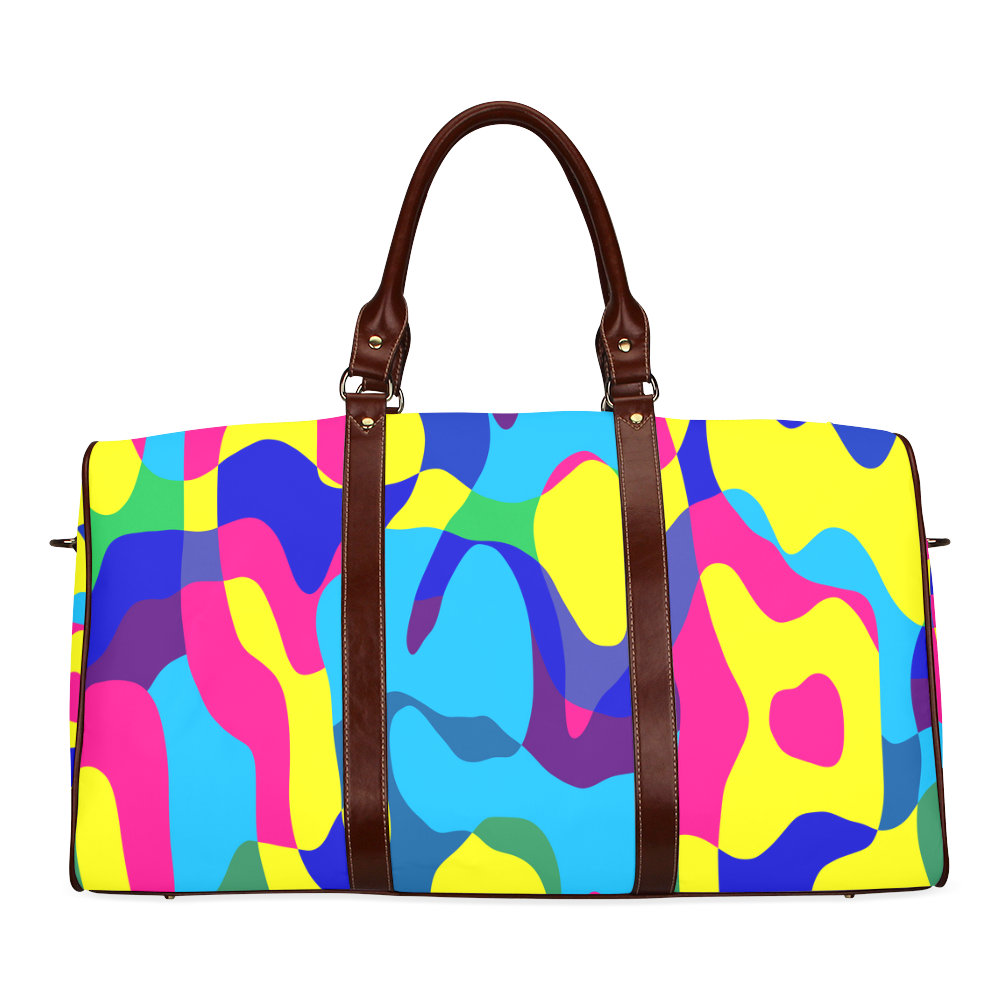 Colorful chaos Waterproof Travel Bag/Small (Model 1639)