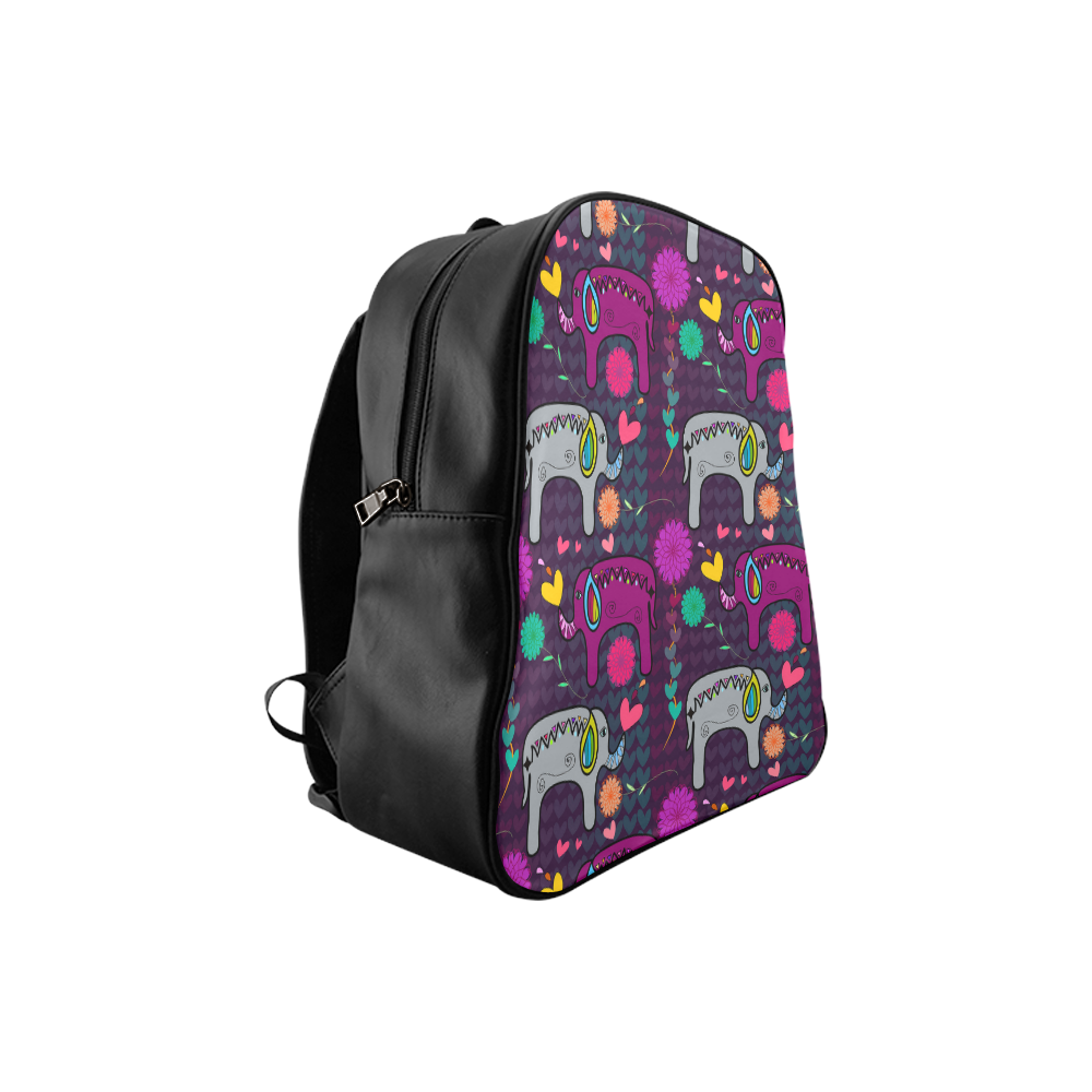 Namaste Elephants School Backpack (Model 1601)(Small)