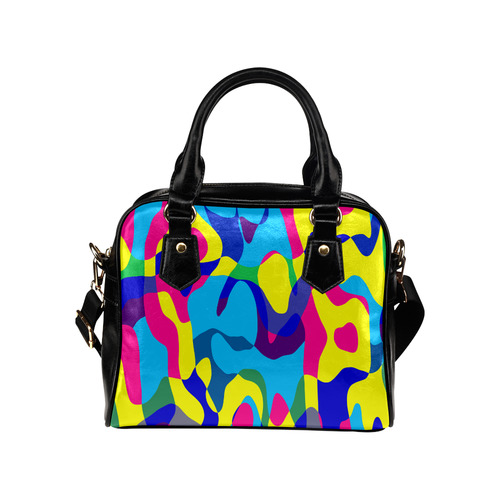 Colorful chaos Shoulder Handbag (Model 1634)