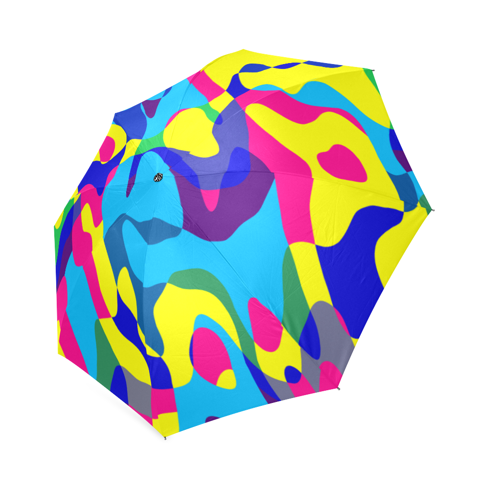 Colorful chaos Foldable Umbrella (Model U01)