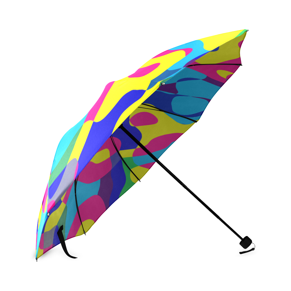 Colorful chaos Foldable Umbrella (Model U01)