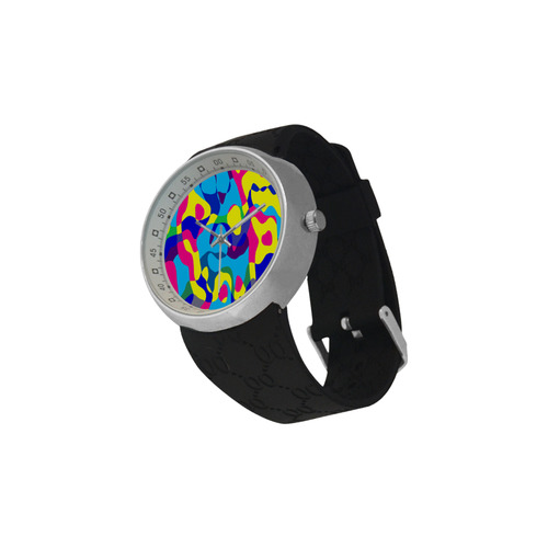 Colorful chaos Men's Resin Strap Watch(Model 307)