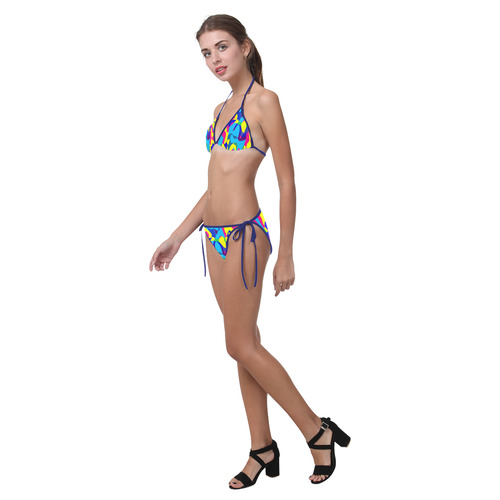 Colorful chaos Custom Bikini Swimsuit (Model S01)