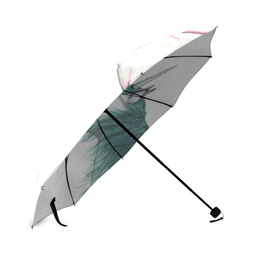 Unicorns in love Foldable Umbrella (Model U01)