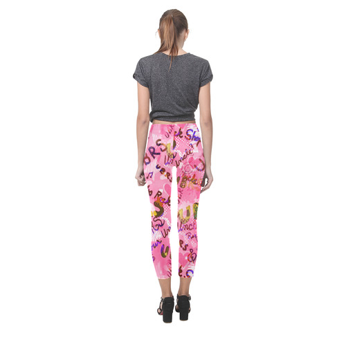 UBRS pink Capri Legging (Model L02)