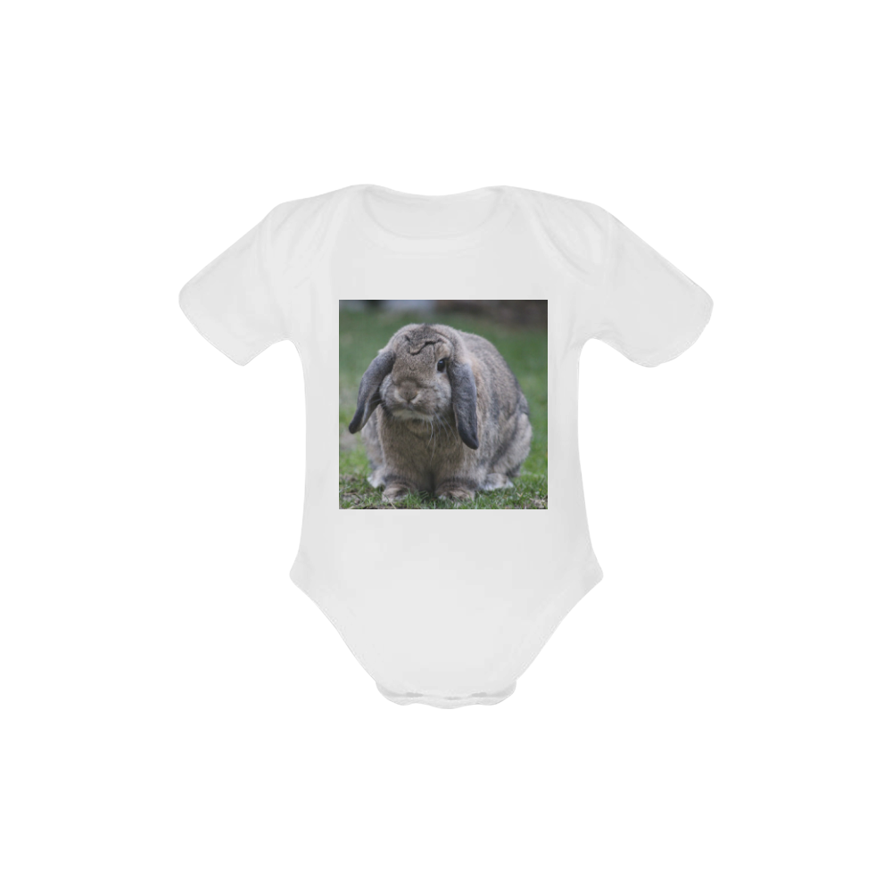 bunny by JamColors Baby Powder Organic Short Sleeve One Piece (Model T28)
