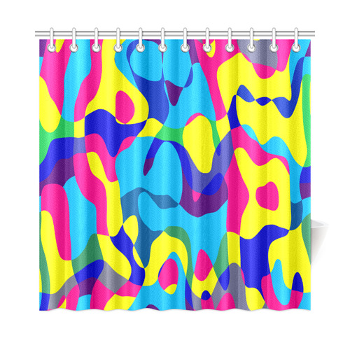 Colorful chaos Shower Curtain 72"x72"