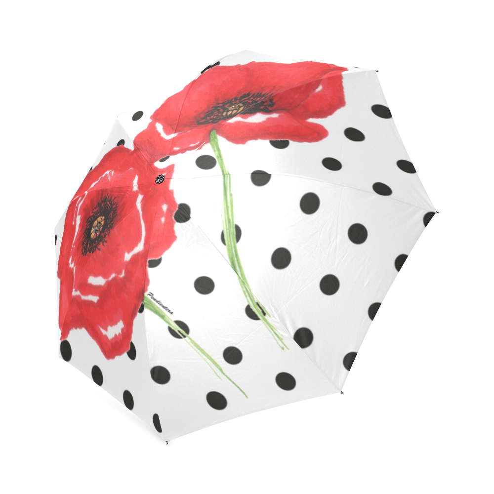 Poppies Foldable Umbrella (Model U01)