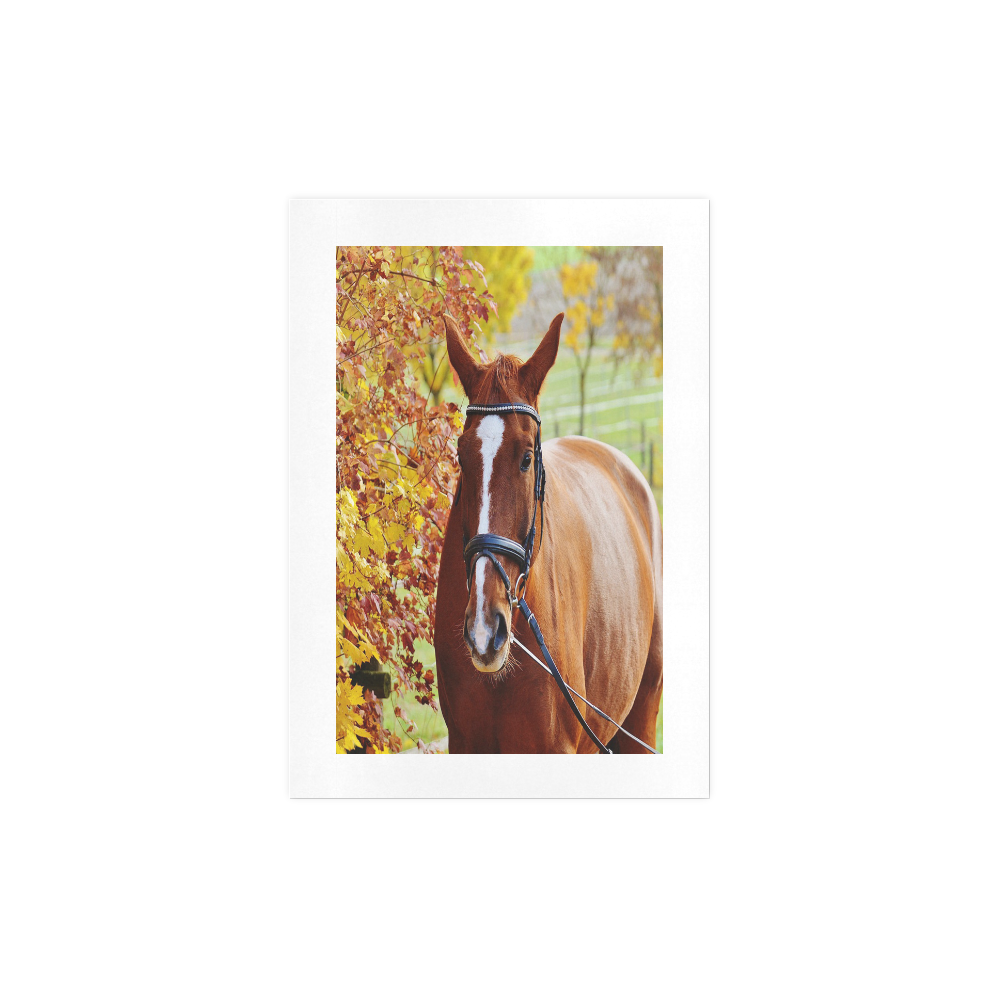 Autumn Horse Art Print 7‘’x10‘’