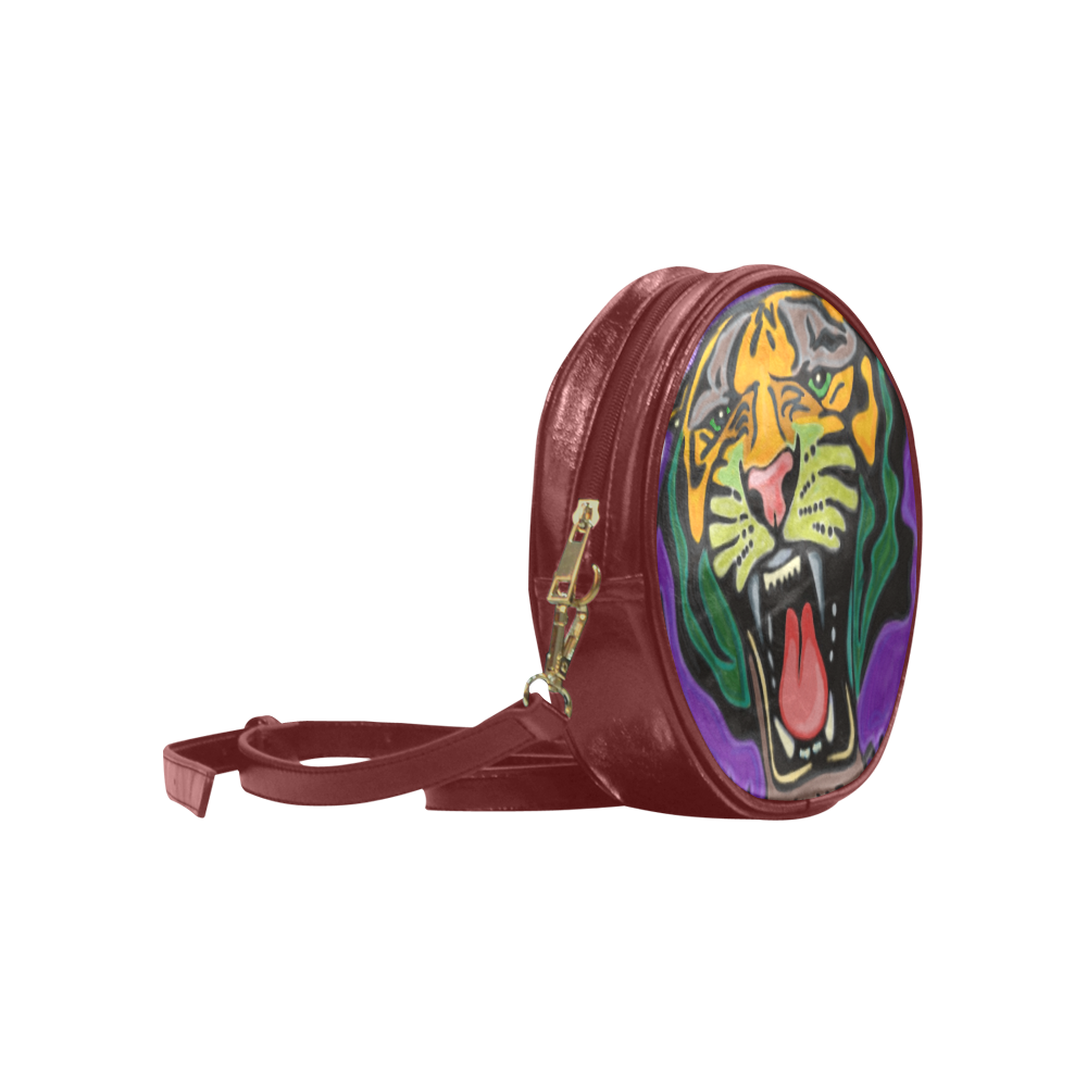 Tiger Round Sling Bag (Model 1647)