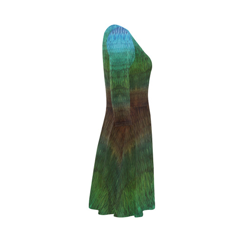 Bush Flight 3/4 Sleeve Sundress (D23)