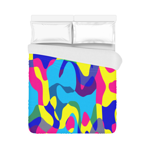 Colorful chaos Duvet Cover 86"x70" ( All-over-print)