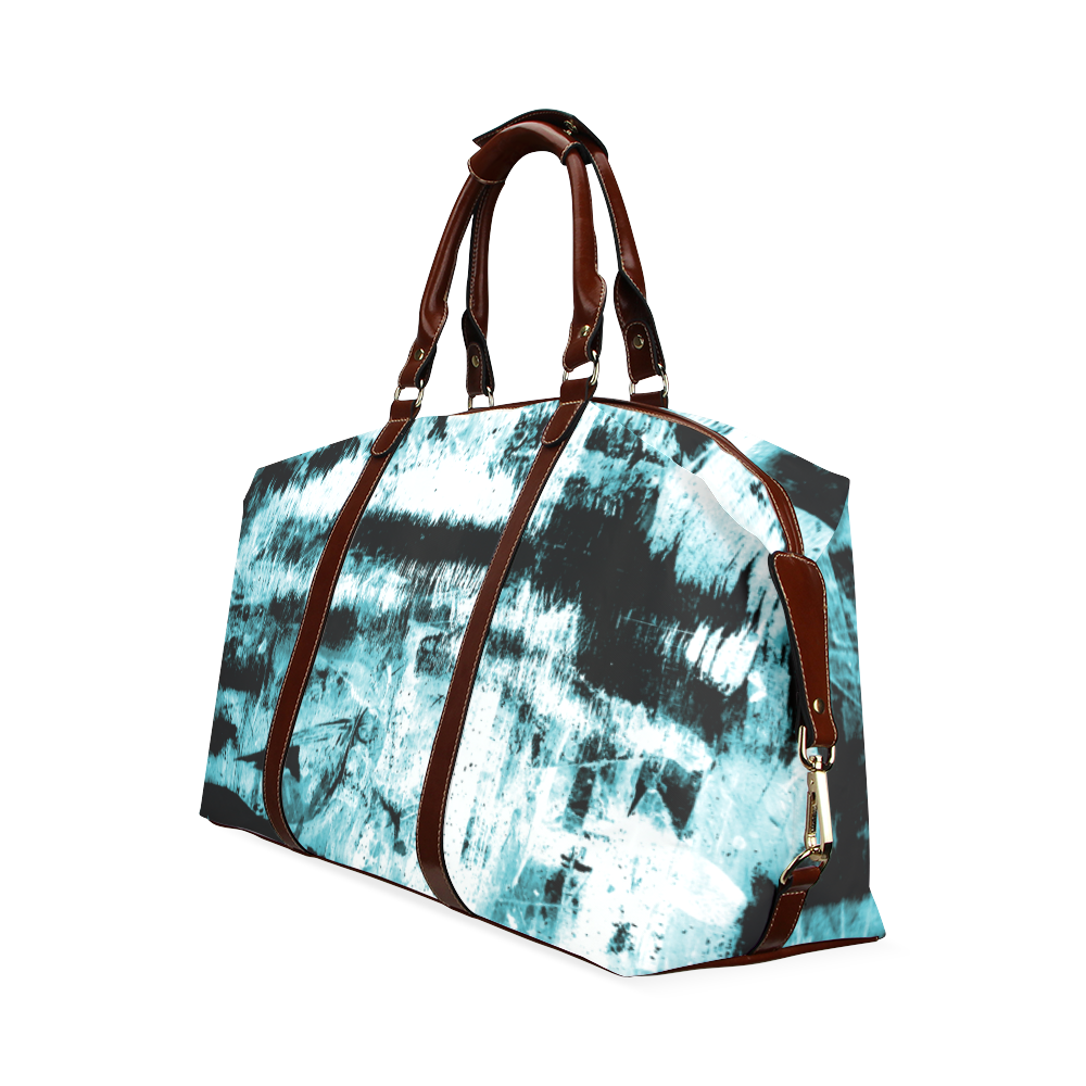 Blue Abstraction Classic Travel Bag (Model 1643) Remake