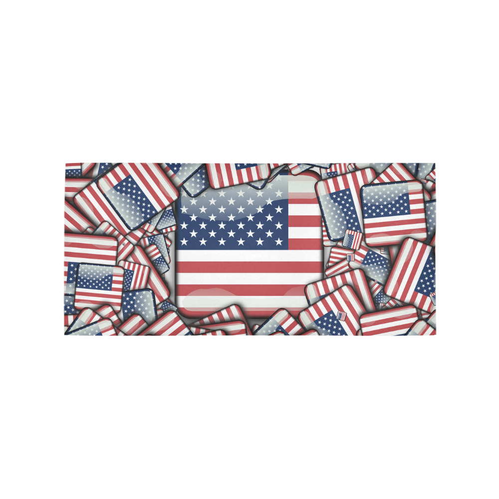 Flag_United_States_by_JAMColors Area Rug 7'x3'3''