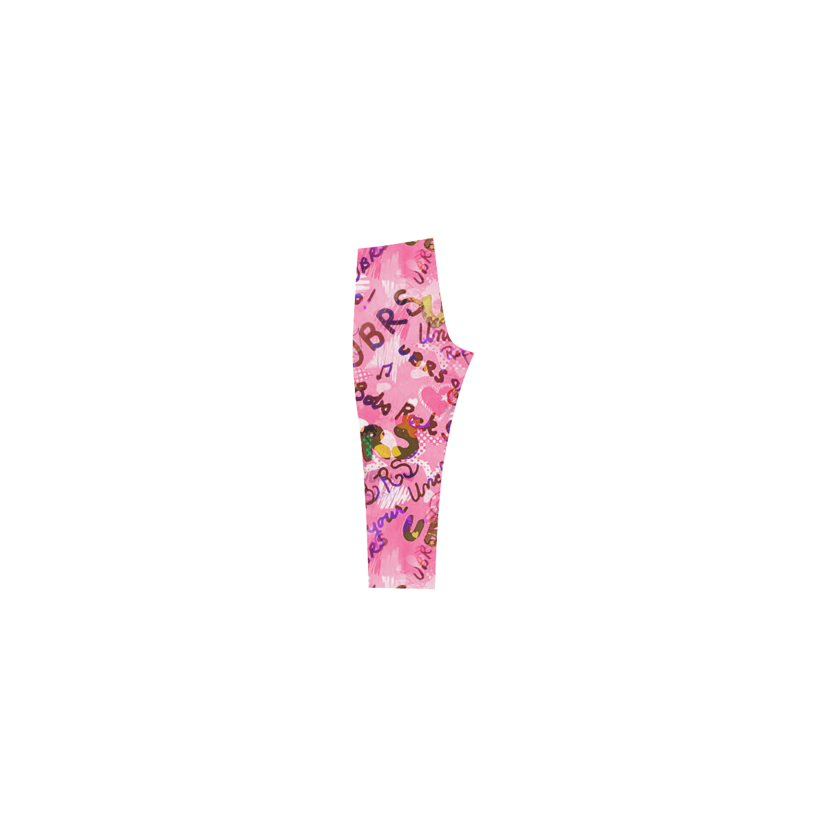 UBRS pink Capri Legging (Model L02)