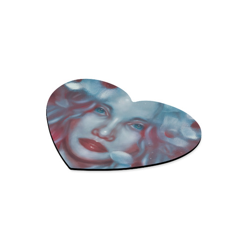 Goddess of love Aphrodite Heart-shaped Mousepad