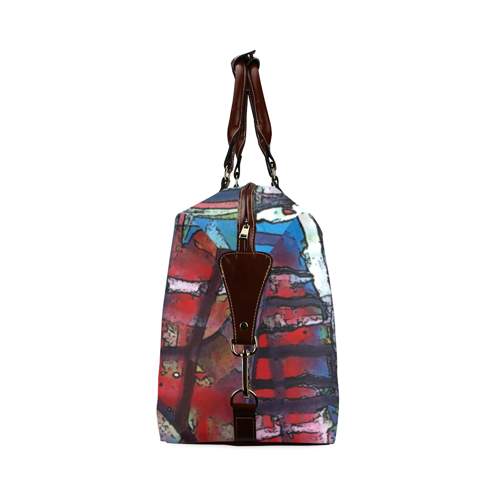 Color Grid Classic Travel Bag (Model 1643) Remake