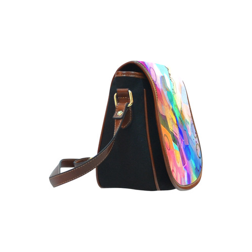 Fall Into Color Saddle Bag/Small (Model 1649)(Flap Customization)