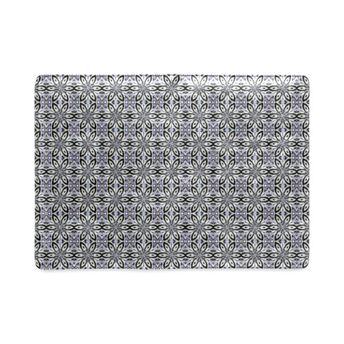 Black Gray and Purple Floral Custom NoteBook A5