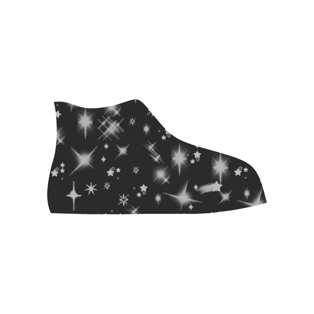 Stars by Popart Lover High Top Canvas Shoes for Kid (Model 017)