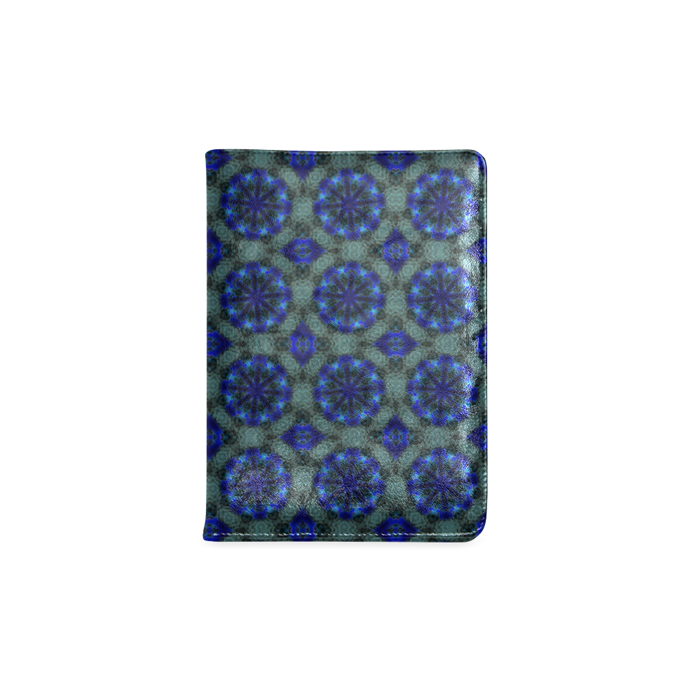 Teal Blue and Green Floral Custom NoteBook A5